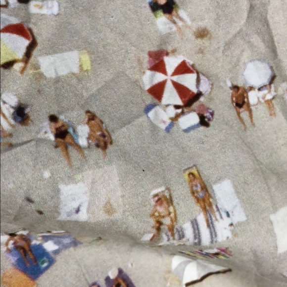 Schnayderman's Crowded Beach Shirt Men’s Button 43 - Picture 8 of 8